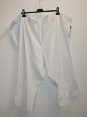 (U38) Ulla Popken Capri Hose weiß 640914 20
