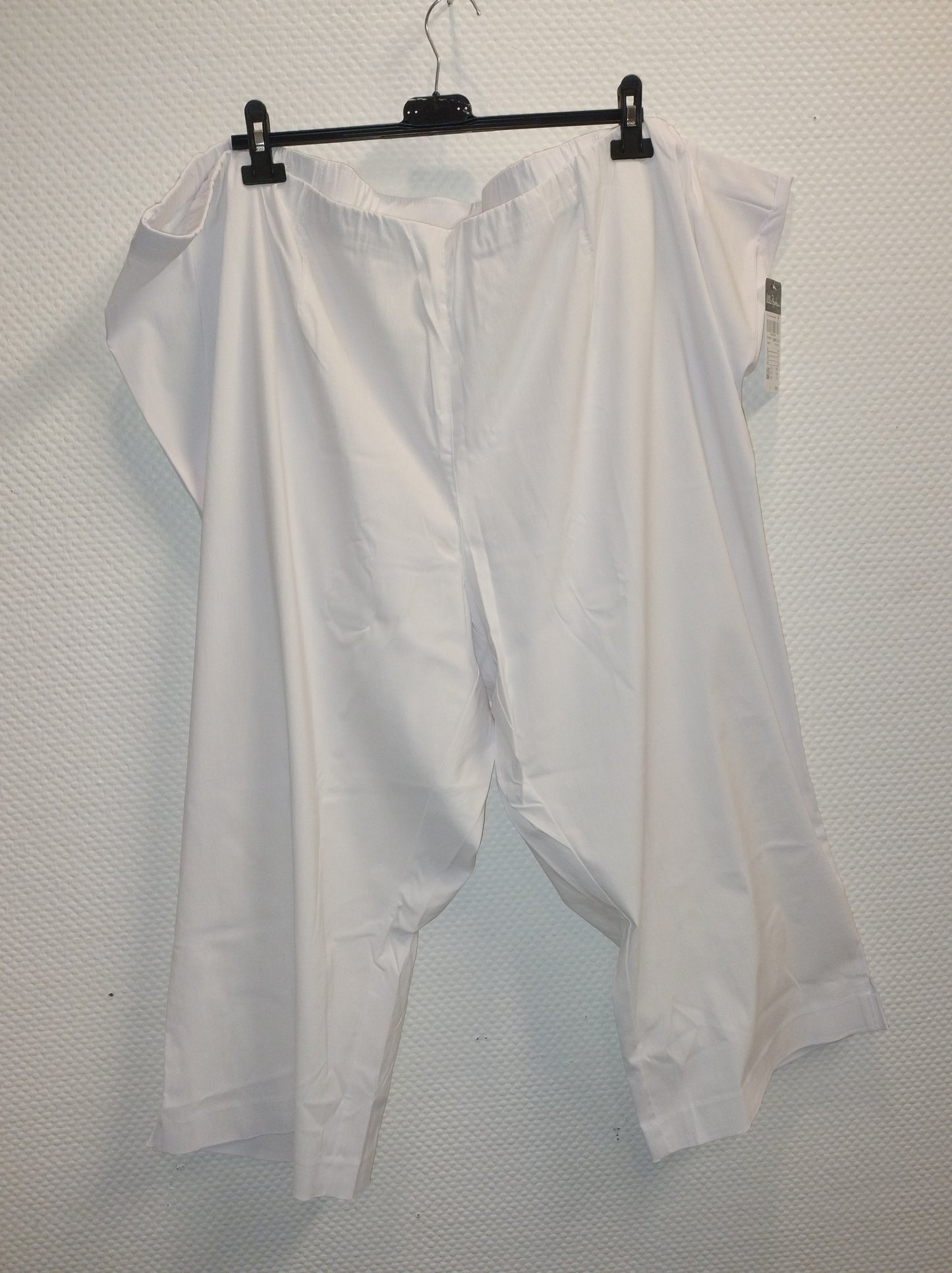 (U38) Ulla Popken Capri Hose weiß 640914 20