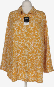(U26) Ulla Popken Bluse Gelb Muster weiß 748893 60