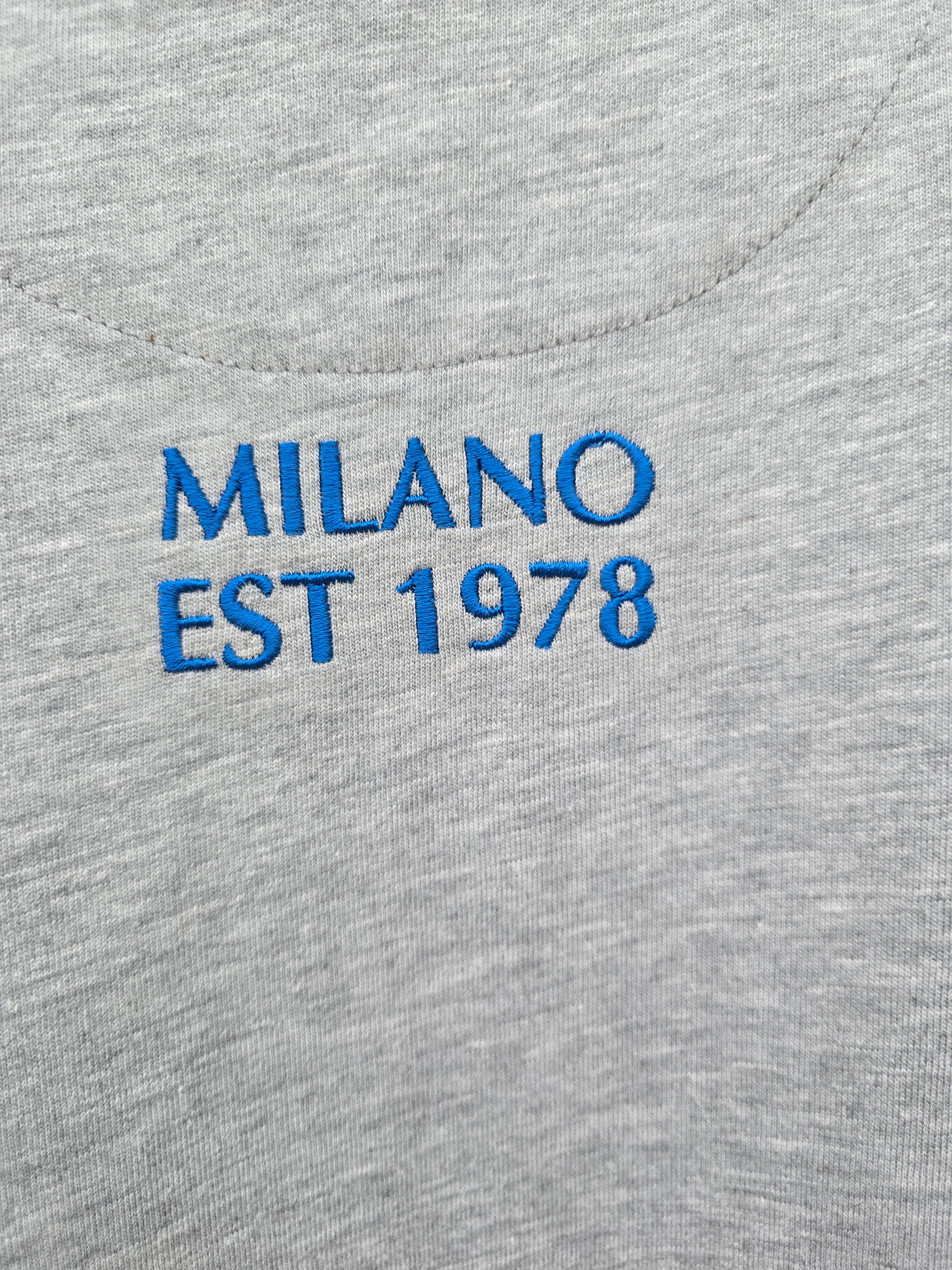 Carlo Colucci Tshirt schwarz / grau Großes C Brust