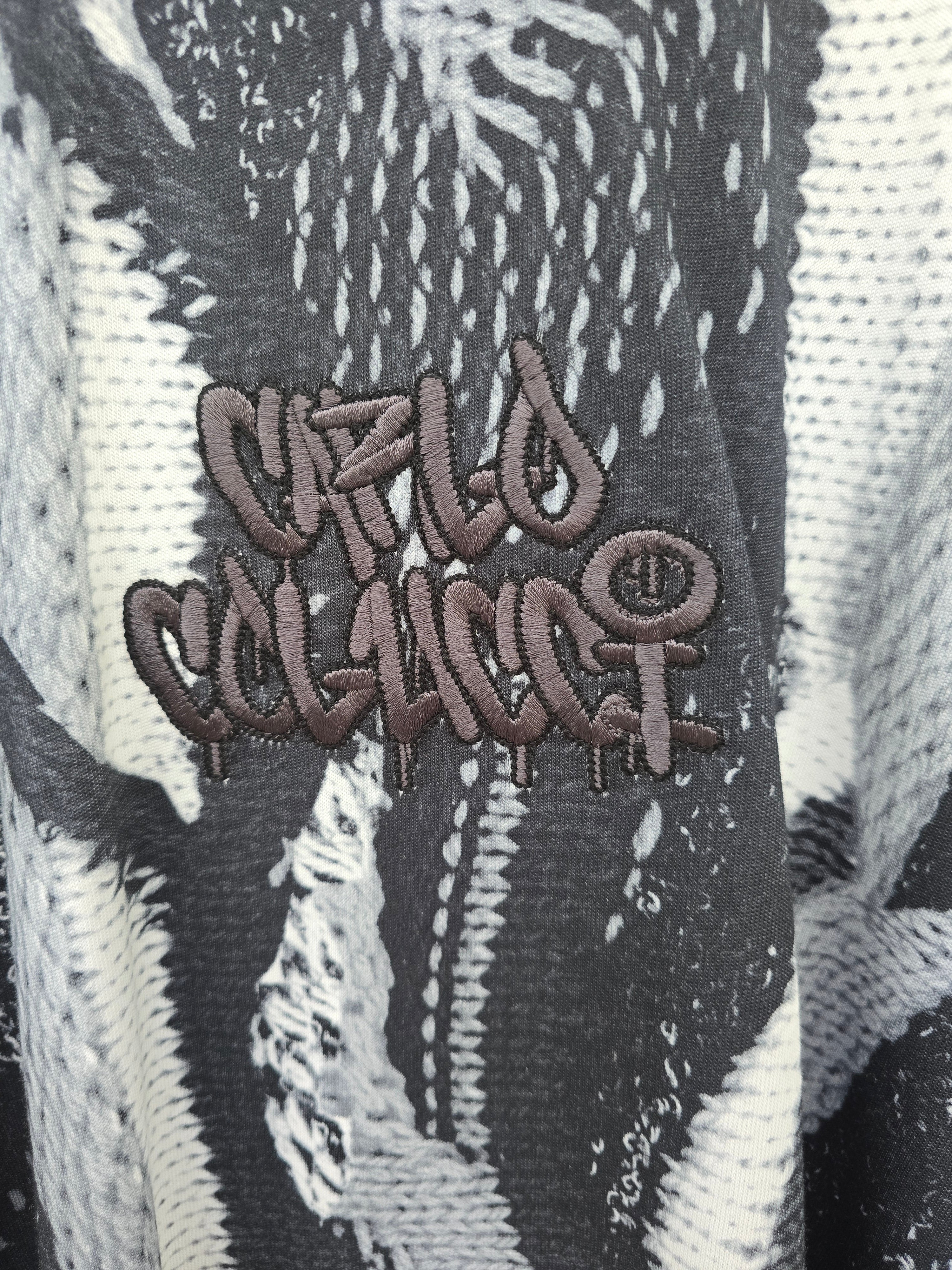 Carlo Colucci Tshirt schwarz weiß 3d Optik