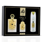 Lattafa Pride Tharwah Gold 100ml Damen Parfüm Geschenkset