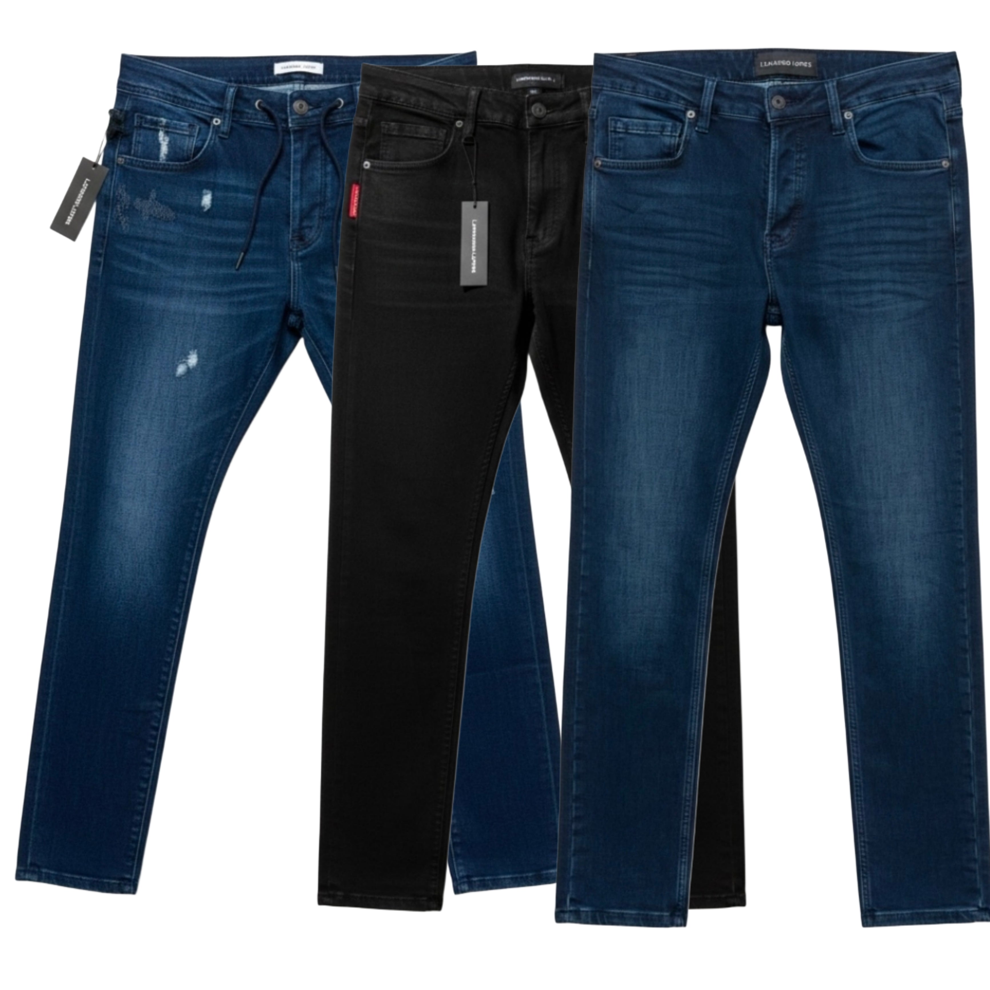 Leandro Lopes Jeans 3 Modelle blau schwarz