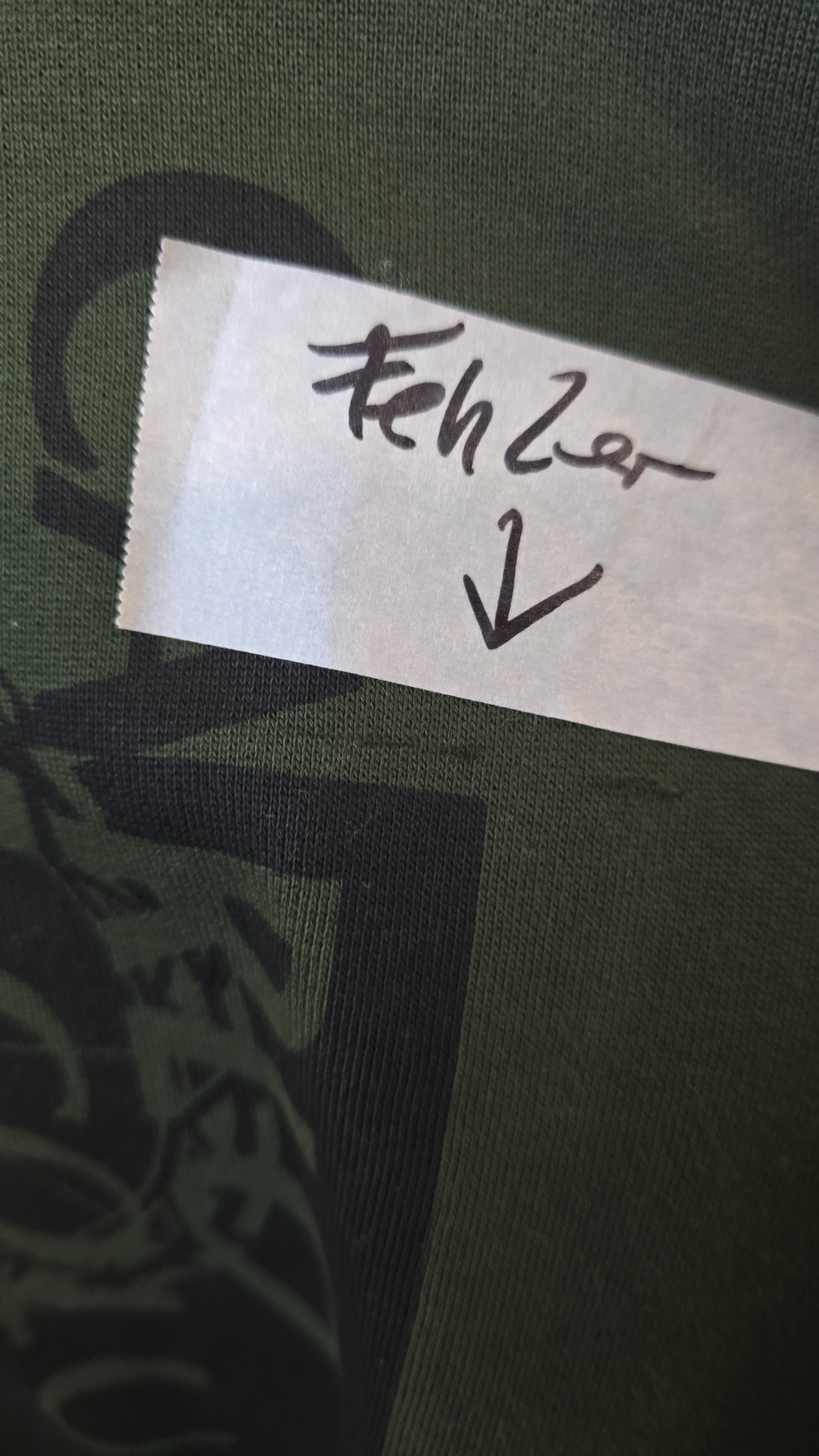 Carlo Colucci Hoodie grün Gr XS mit Fehler