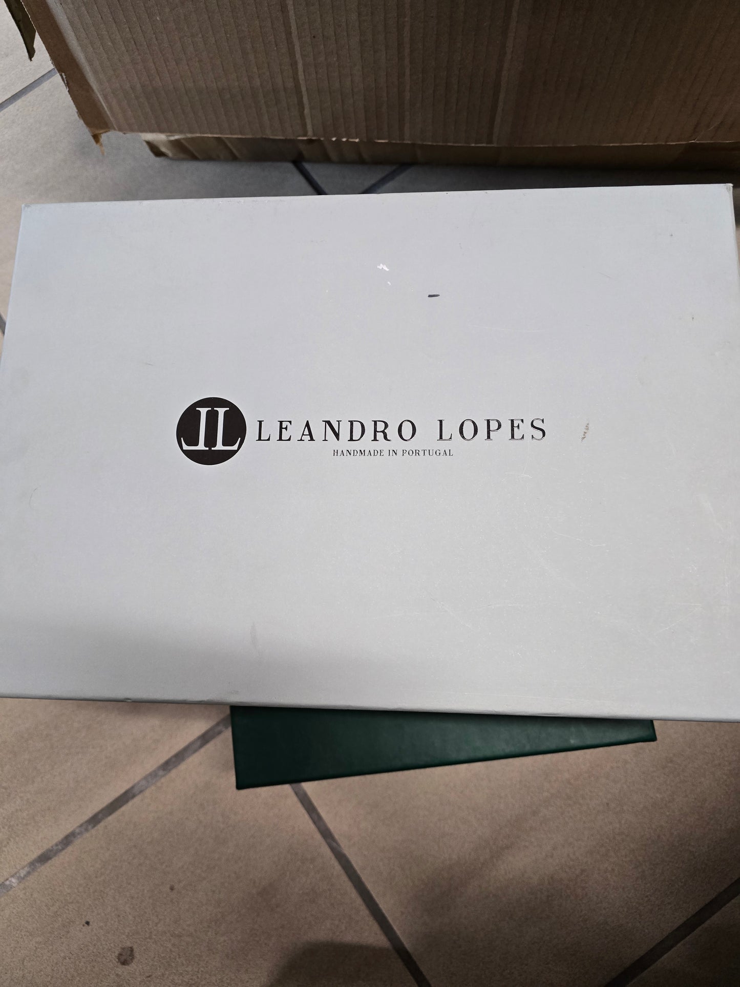 Leandro Lopes Sneaker Gr 42 Mid Top Jordy weiß blau