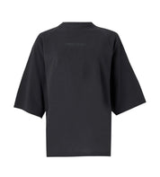 Carlo Colucci Tshirt schwarz obersize unisex Gummiprint -40-