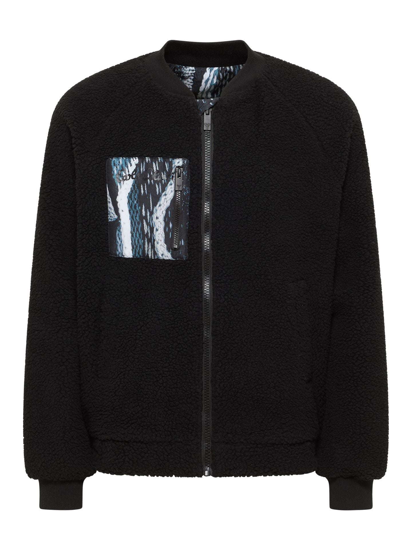 Carlo Colucci Wendejacke CC-C8602-201 schwarz weiß Wende