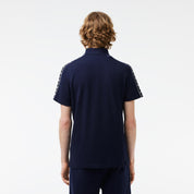 LACOSTE Poloshirt navy blau navyblau Schultern Logo -155-