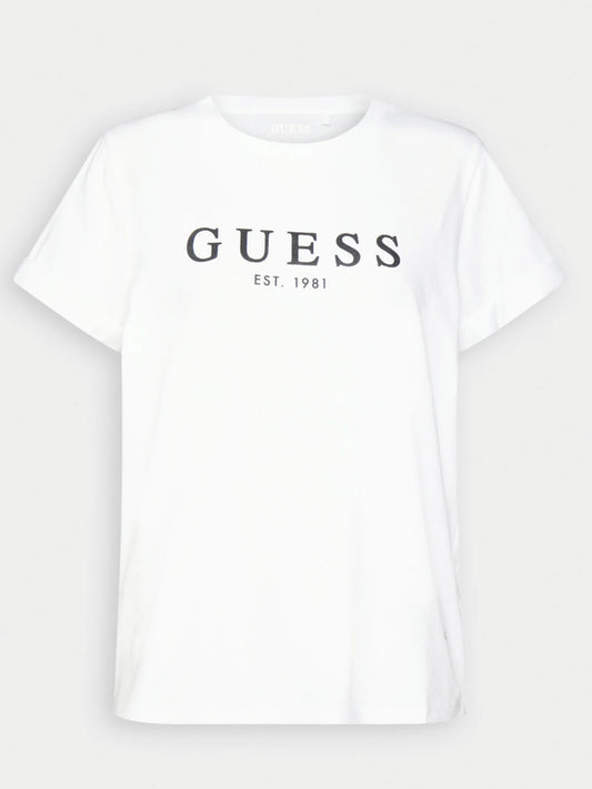 (92) GUESS Tshirt Damen weiß