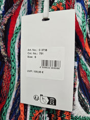 (Stange2) Carlo Colucci Badehose muster orange bunt Gr S