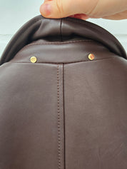 Paul Smith Herren Lederjacke braun Gr M Echtleder