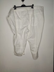 (U15) Ulla Popken Capri Hose weiß 720673 20