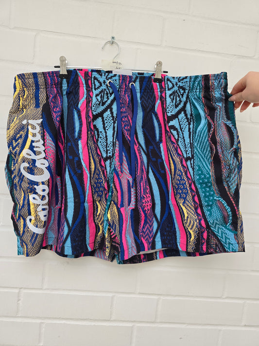 (Stange2) Carlo Colucci Badehose muster bunt Gr 4XL