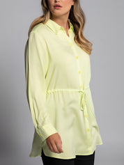 ULLA POPKEN Bluse gelb lang Langarm 793972 400 (U30)