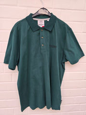 (Stange2) Carlo Colucci Poloshirt dunkelgrün Gr L