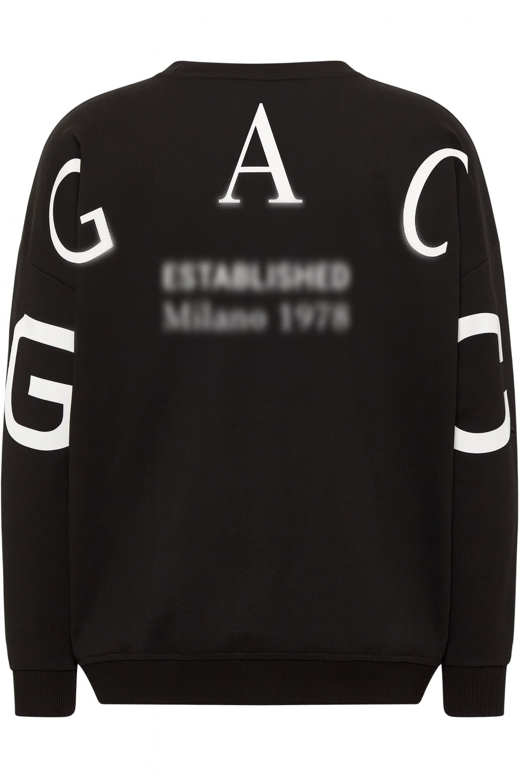 (241) Bestseller Sweatshirt schwarz mit Rücken Logo