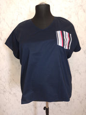 (U10) Ulla Popken T-Shirt Navy 747469 70