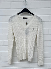 DAMEN Polo Ralph Lauren Strickpullover V Ausschnitt