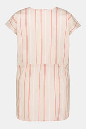 (U26) Ulla Popken Tunika Beige gestreift 804206 665