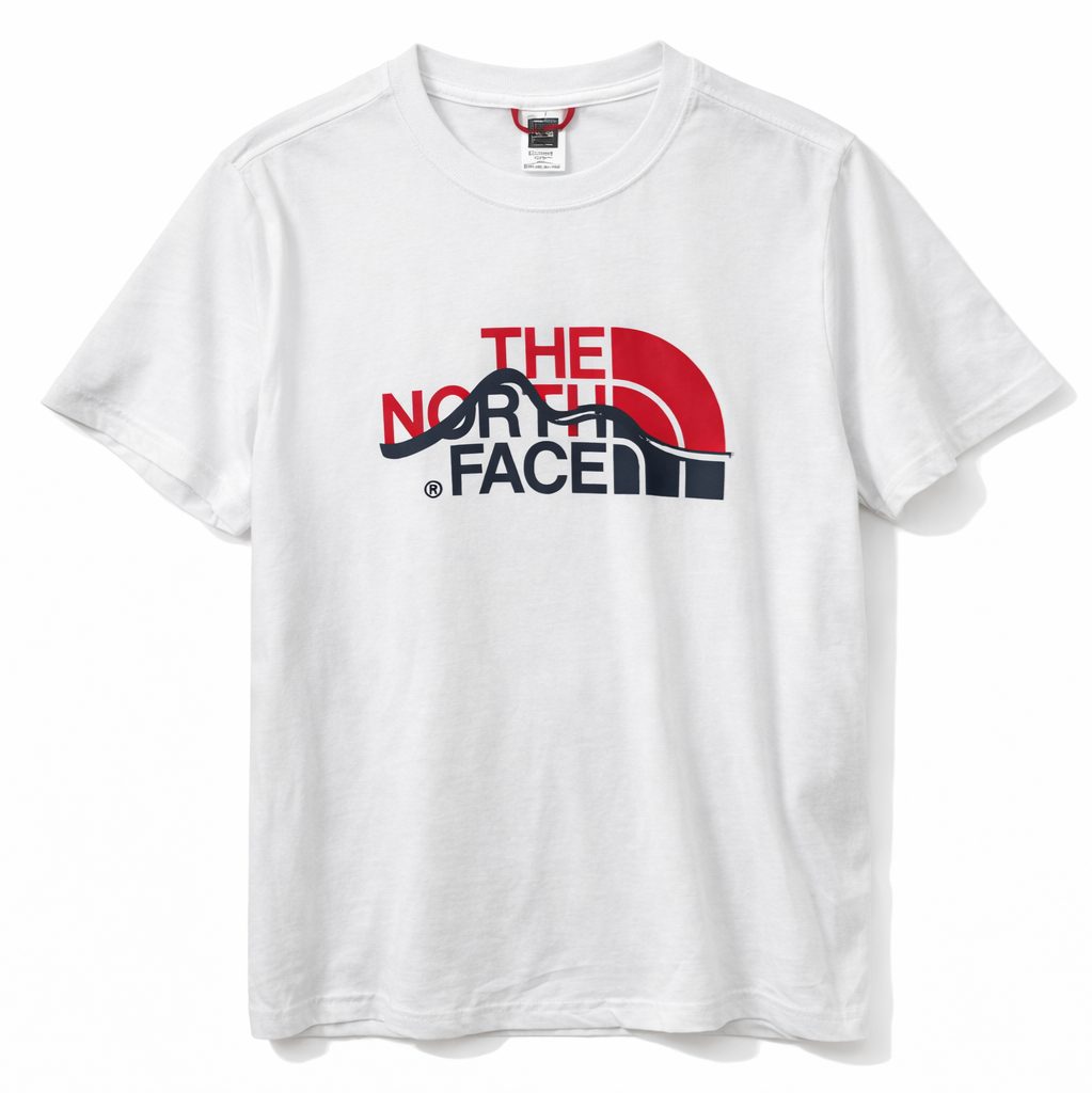 THE NORTH FACE Tshirt weiß rot