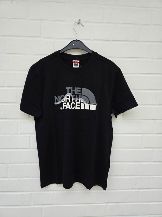 (113) The North Face T Shirt schwarz Welle