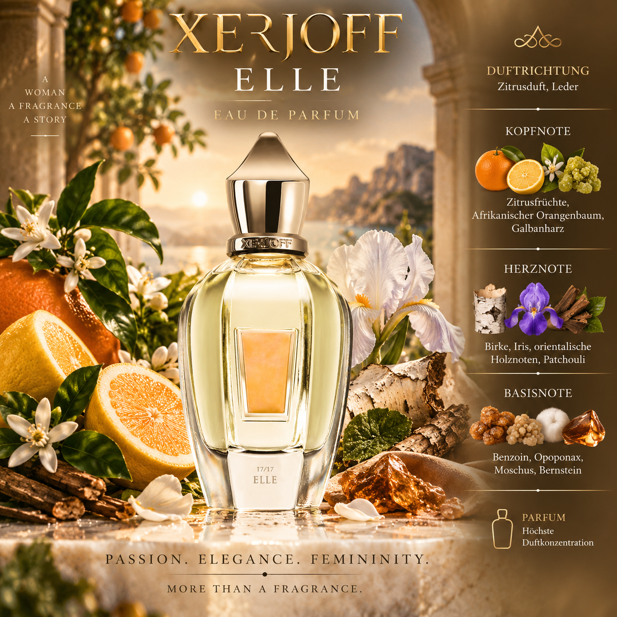 Original XERJOFF 17/17 Elle Stone Label Eau de Parfum Parfüm