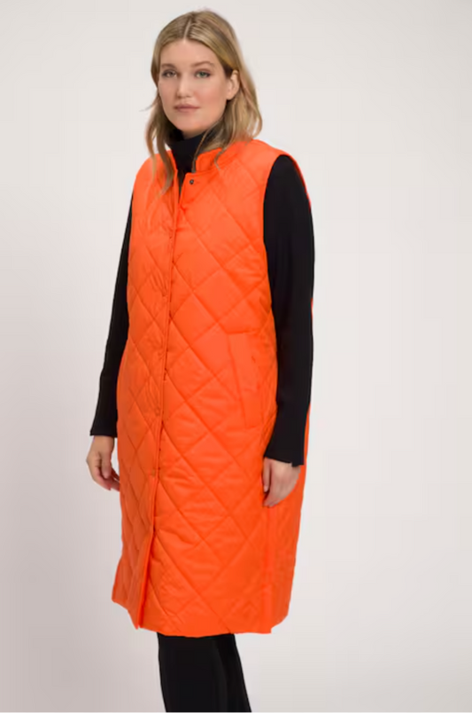 (U15) Ulla popken Weste orange 812336 660