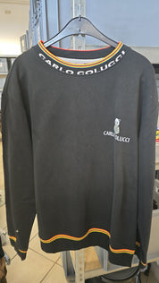 Carlo Colucci Sweatshirt schwarz Gr XL mit Fehler
