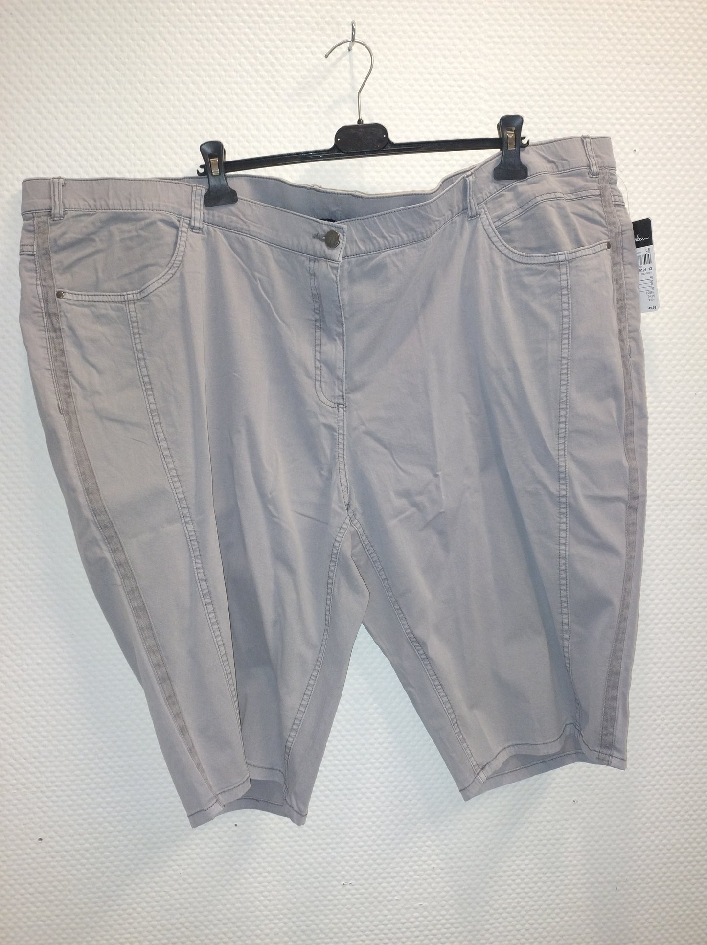 (U6) Ulla Popken Shorts grau 749126 12