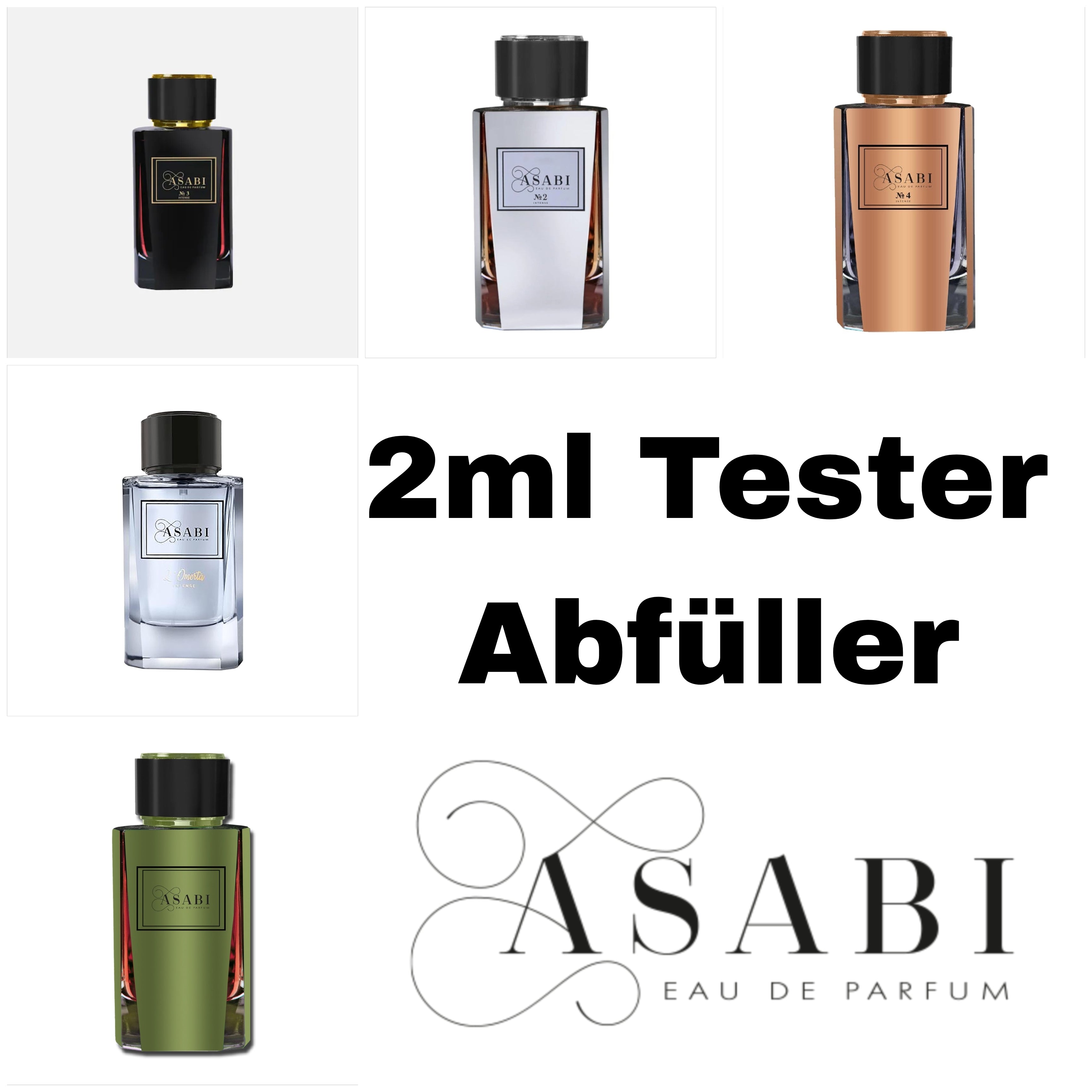 ALLE Asabi 2ml Abfüller Tester Parfüm
