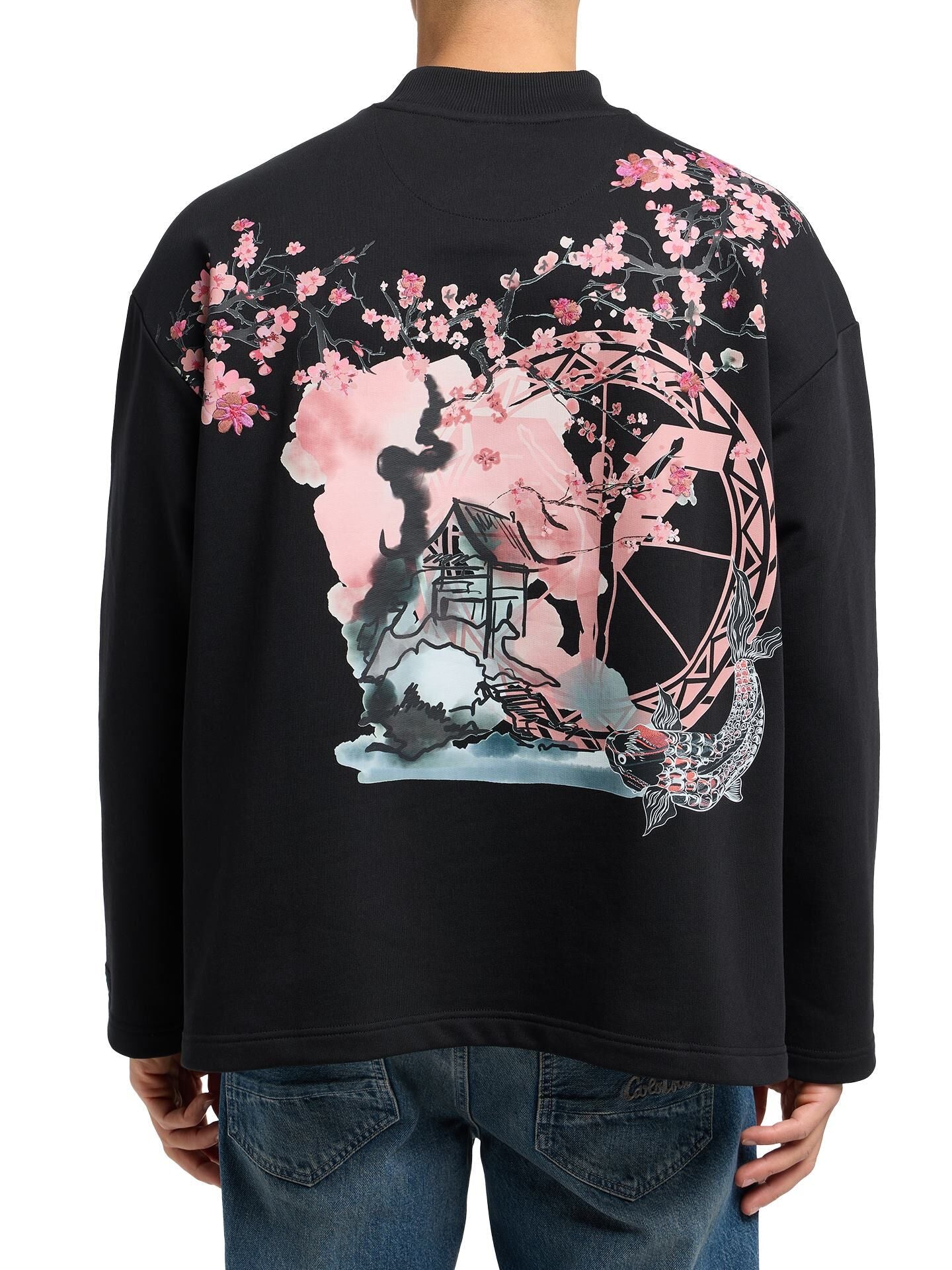 Carlo Colucci Unisex Sweatshirt schwarzmuster (95)
