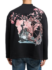 Carlo Colucci Unisex Sweatshirt schwarzmuster (95)