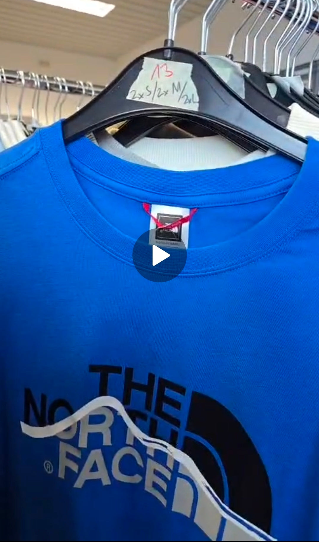 Nr 13 The North Face Tshirt blau (114)