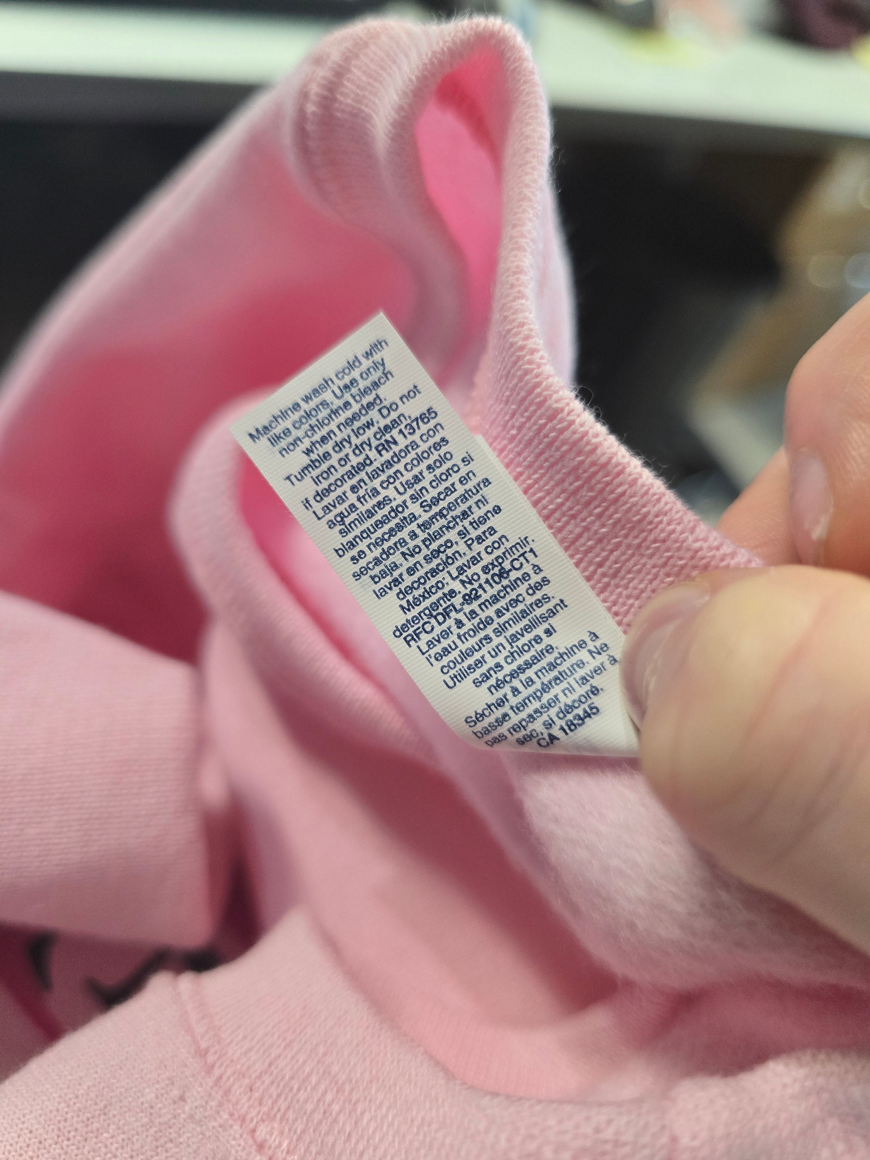 JERZEES NUBLEND 2000er Original Neu Vintage Rosa Ernie und Bert