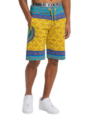 Carlo Colucci Short blau-gelb Gr. XS DAH-C4310-171 / -117-