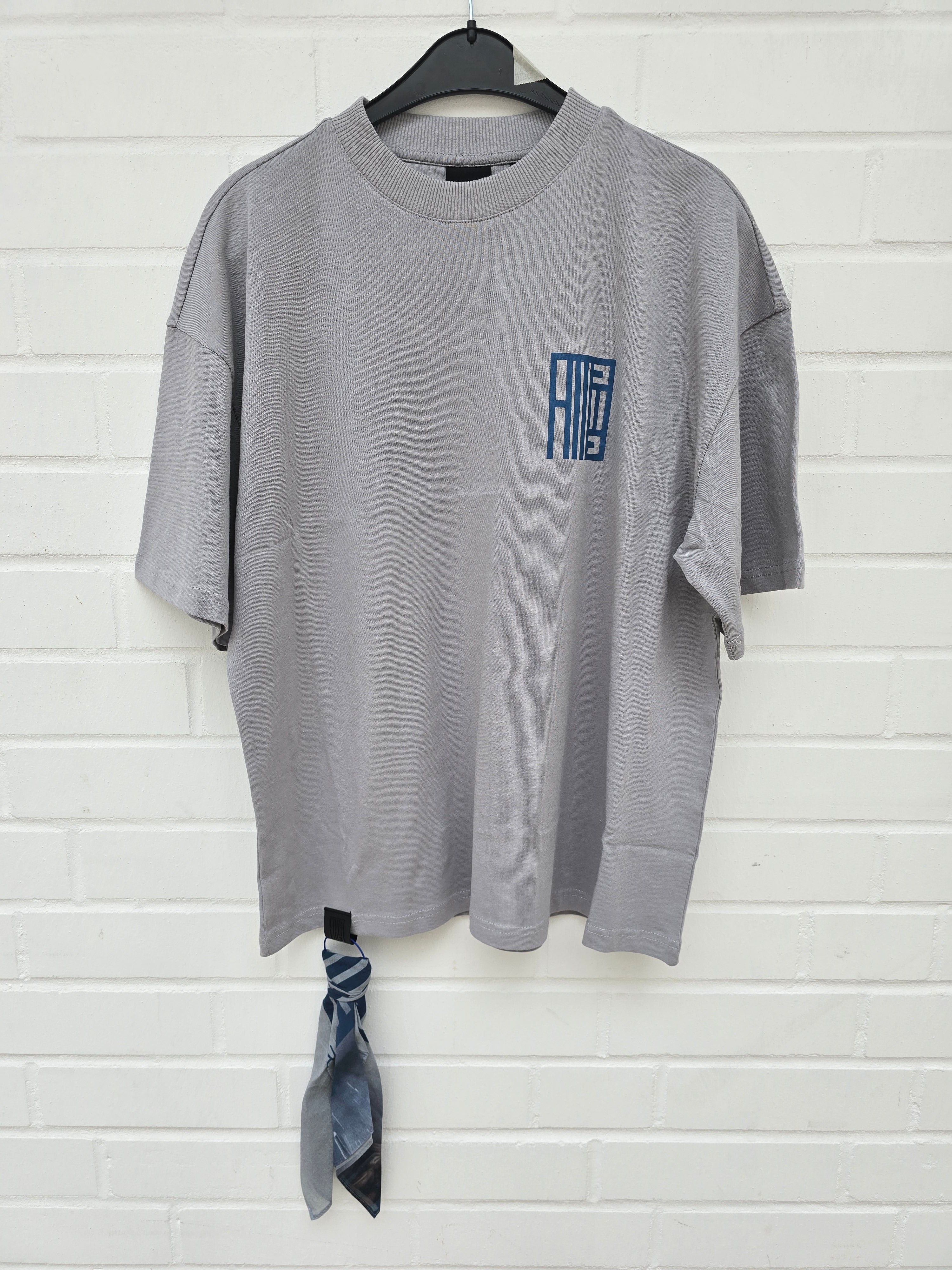 (Stange1) Alessandro Magno Tshirt grau oversize unisex S