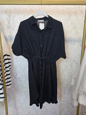 Musselin Kleid Baumwolle Sommer Unterknie lang