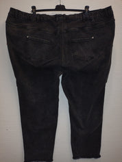 (U12) Ulla Popken Jeans schwarzgrau 808302 906