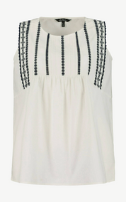 (U33)Ulla Popken Bluse Weiß 794057 200