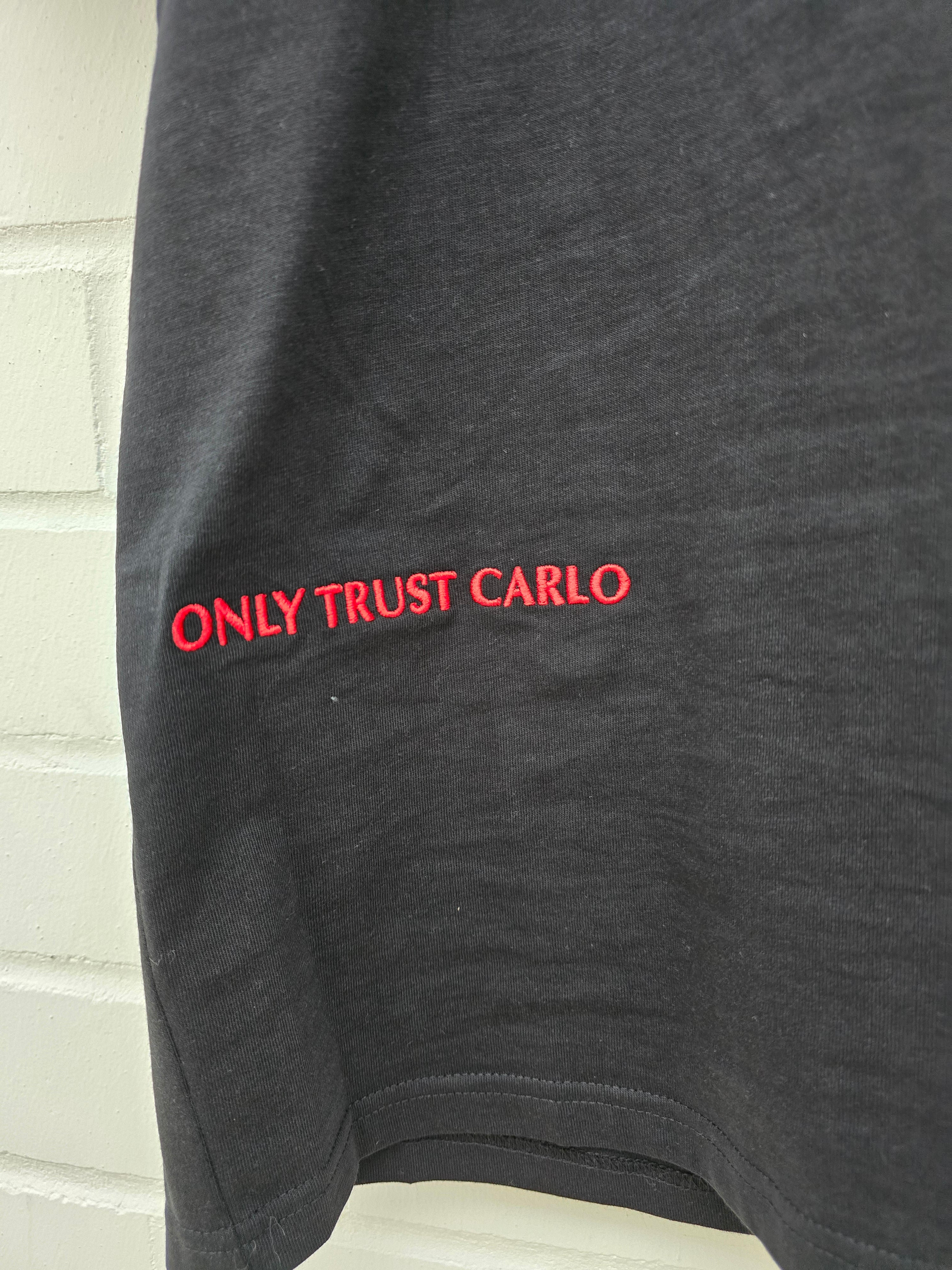 Carlo Colucci Fake News Tshirt schwarz / weiß