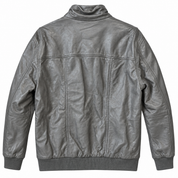 PME Legend Echtleder Jacke Lederjacke schwarz grau grün