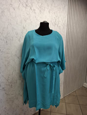 (U14) Ulla Popken Kleid türkis 806084 755