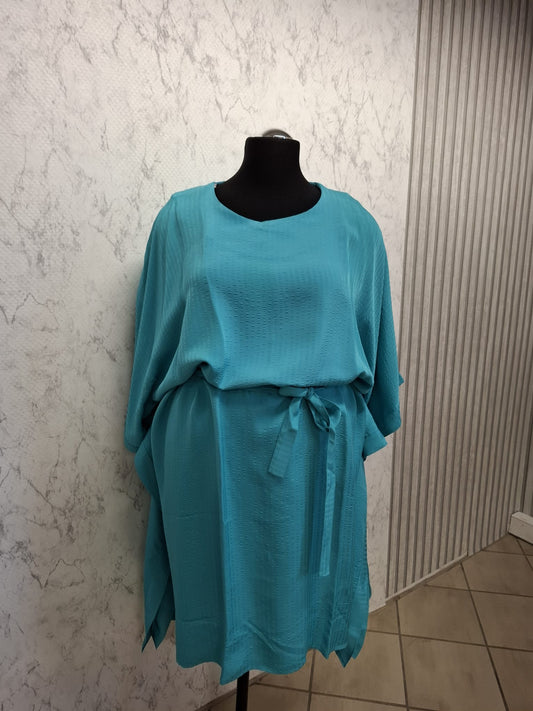 (U14) Ulla Popken Kleid türkis 806084 755
