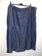 (U44) Ulla Popken Rock blau 747293 92