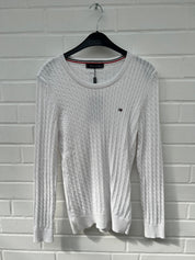 (20) TOMMY HILFIGER Strickpullover beige