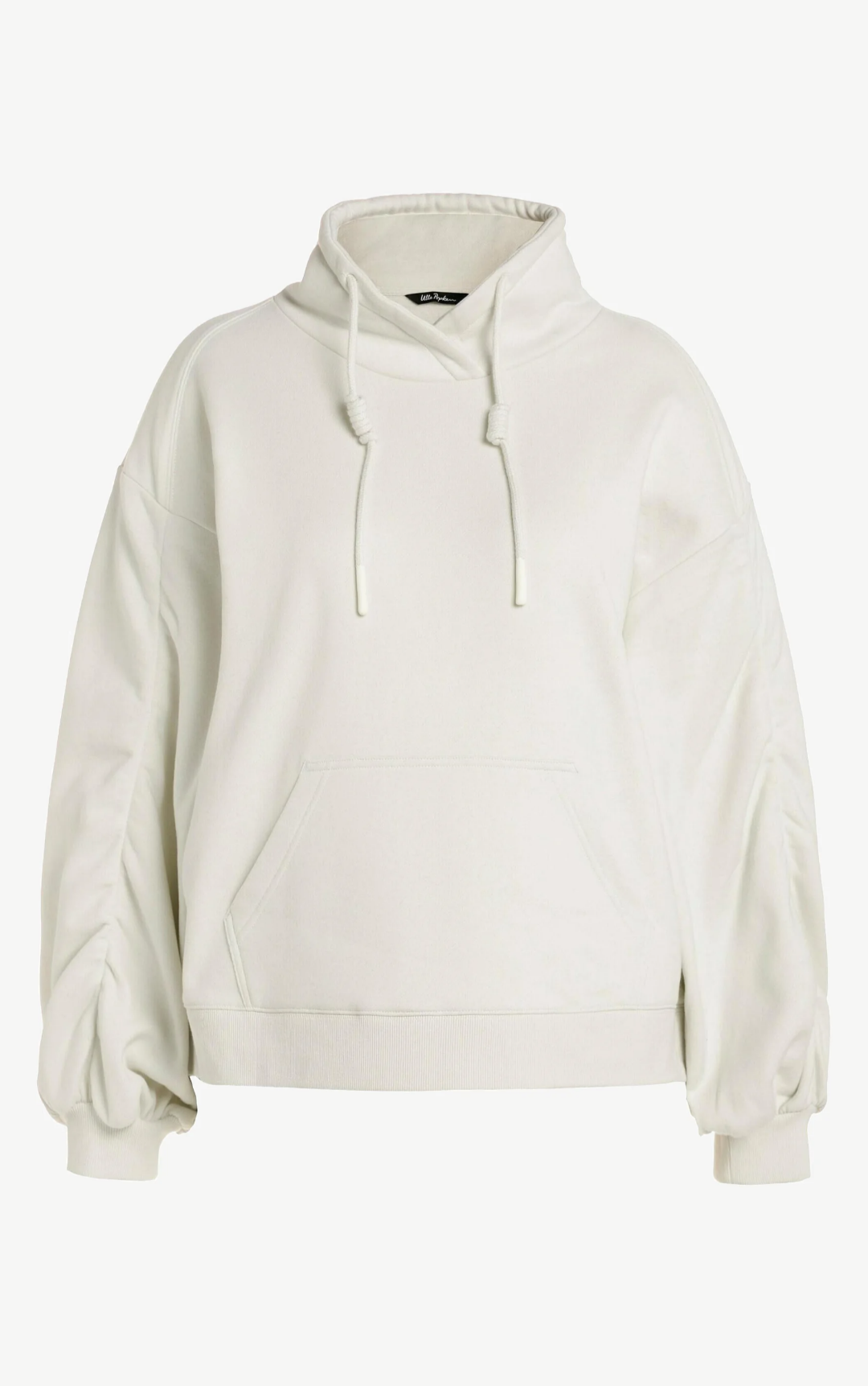 (U4) Ulla Popken hoodie Off White 812466 200