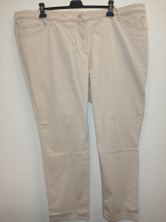 (U3) Ulla Popken Hose beige 802961 150
