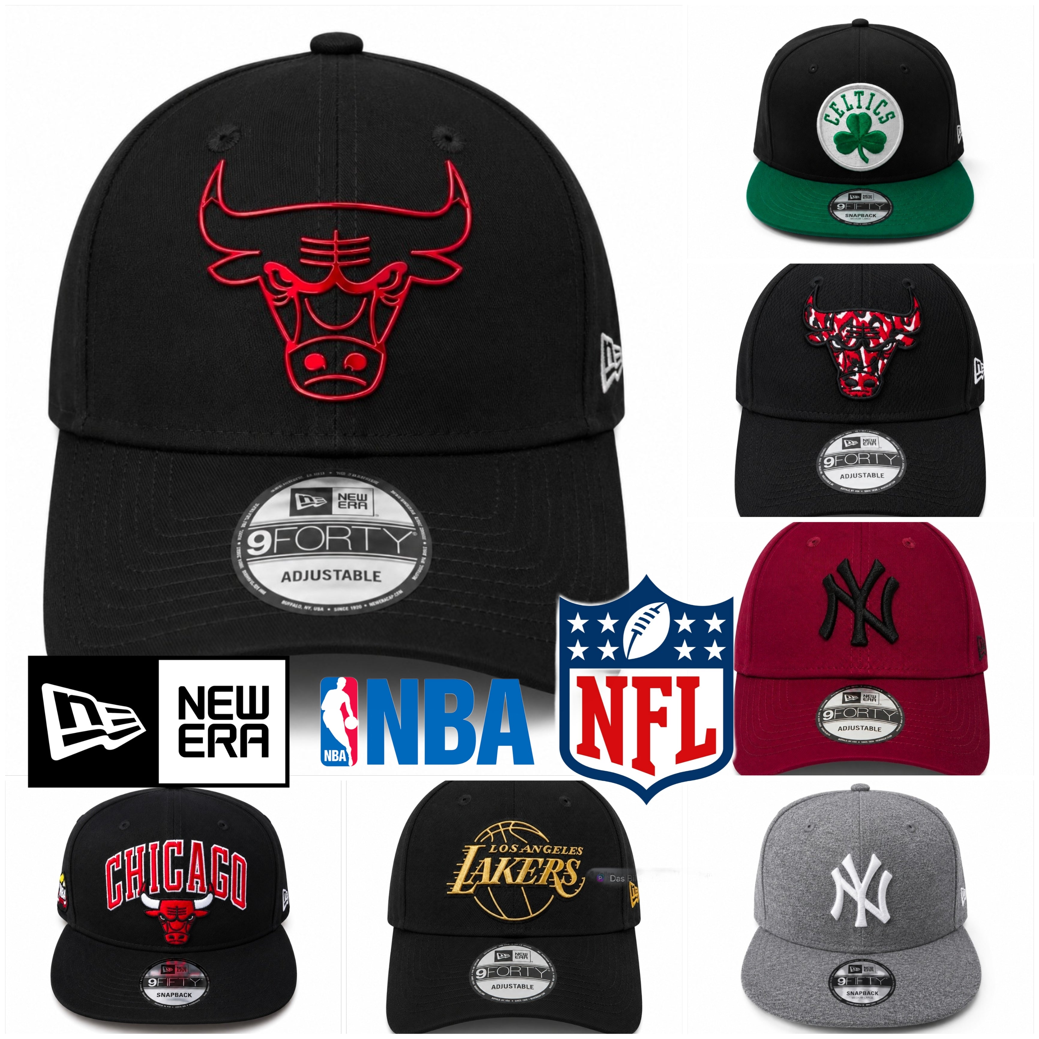 Original New Era NBA & NFL CAP MIX