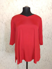 (U9) Ulla Popken T-Shirt Rot 811888 528