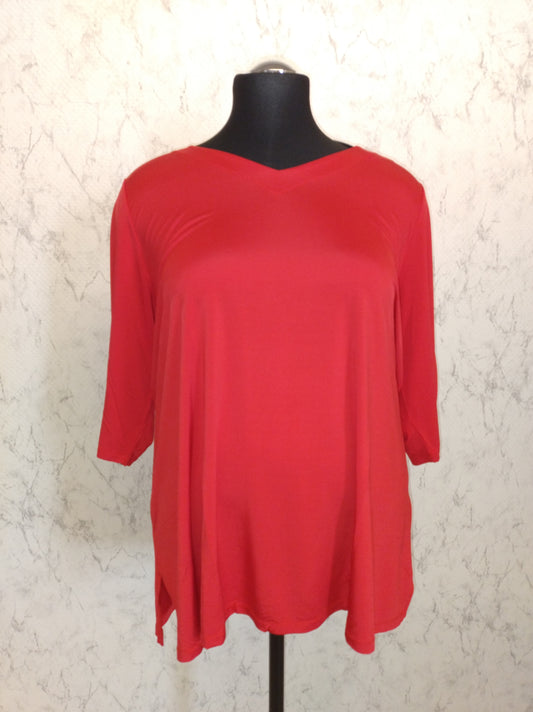 (U9) Ulla Popken T-Shirt Rot 811888 528